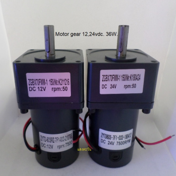 รหัส SMG00013 Motor gear 12-24vdc. 36W. ZGBX70F