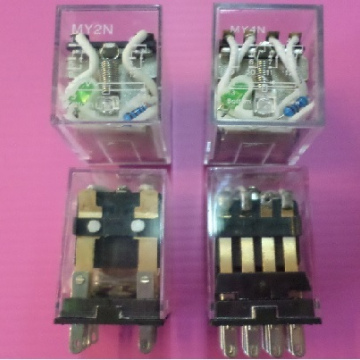 รหัส SMR004 Relay 5A. MY2N/,MY4N>12vdc/24vdc/220vac. คลิกดูรายละเอียด>>