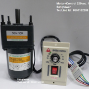รหัส SMA0006 Motor gear 220VAC. 15W.+ ชุด Control 15W.