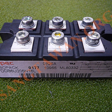 รหัส SMU018  DDB6U205N16L EUPEC DIODE 6-PACK  120 Amp. 1600Volt