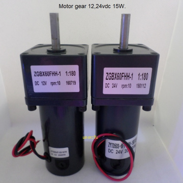 รหัส SMG00012 Motor gear 12,24vdc.15W. ZGBX60F