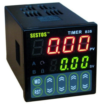 รหัส STE008 สินค้าหมด Digital Timer ชุดตั้งเวลารุ่น B3S ตั้งเวลาได้ 4 ค่า ตั้งแต่ 0.01 วินาที ถึง 99 ชั่วโมง 99 นาที คลิกดูรายละเอียด>>