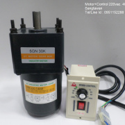 รหัส SMA0004 Motor gear 220VAC.40W.+ ชุด Control 40W.
