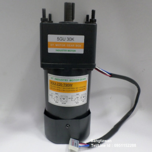 รหัส SMA0009 Motor gear 220VAC. 90W.Speed 10,30,50,100,200,500rpm.