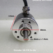 รหัส SMF0002 Rotary Encoder 600P/R Model:E38S6G5-600B-G24N